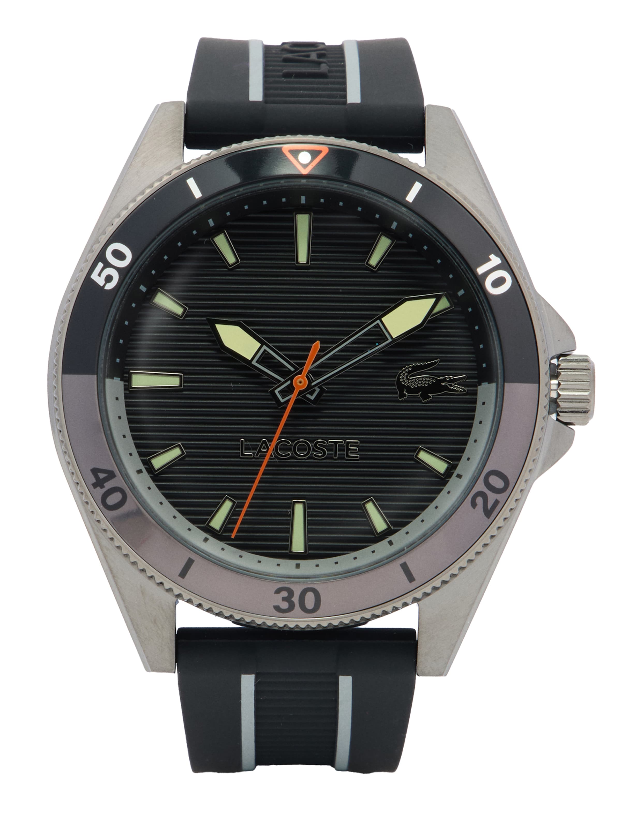 LACOSTE Analog klocka 'Mainsail' i svart: framsida