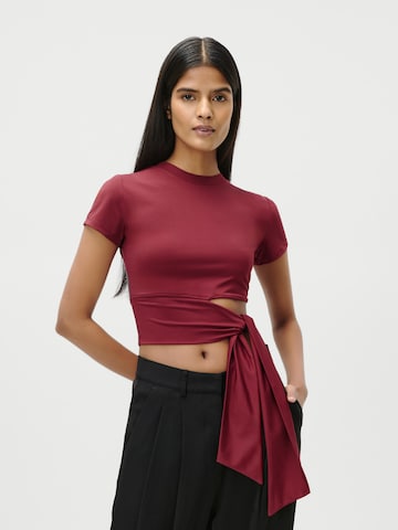 LeGer by Lena Gercke - Camiseta 'Leia' en rojo: frente