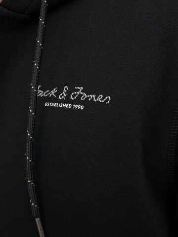 JACK & JONES Bluza rozpinana 'Berg' w kolorze czarny
