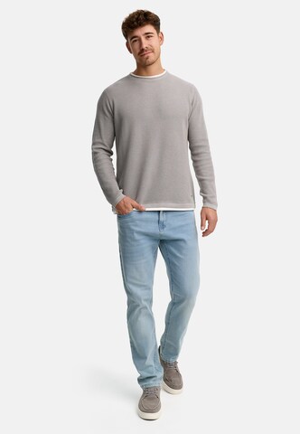 Pull-over 'Villads' INDICODE JEANS en gris