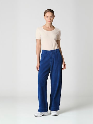 Klitmøller Collective Regular Pants ' Lydia ' in Blue: front
