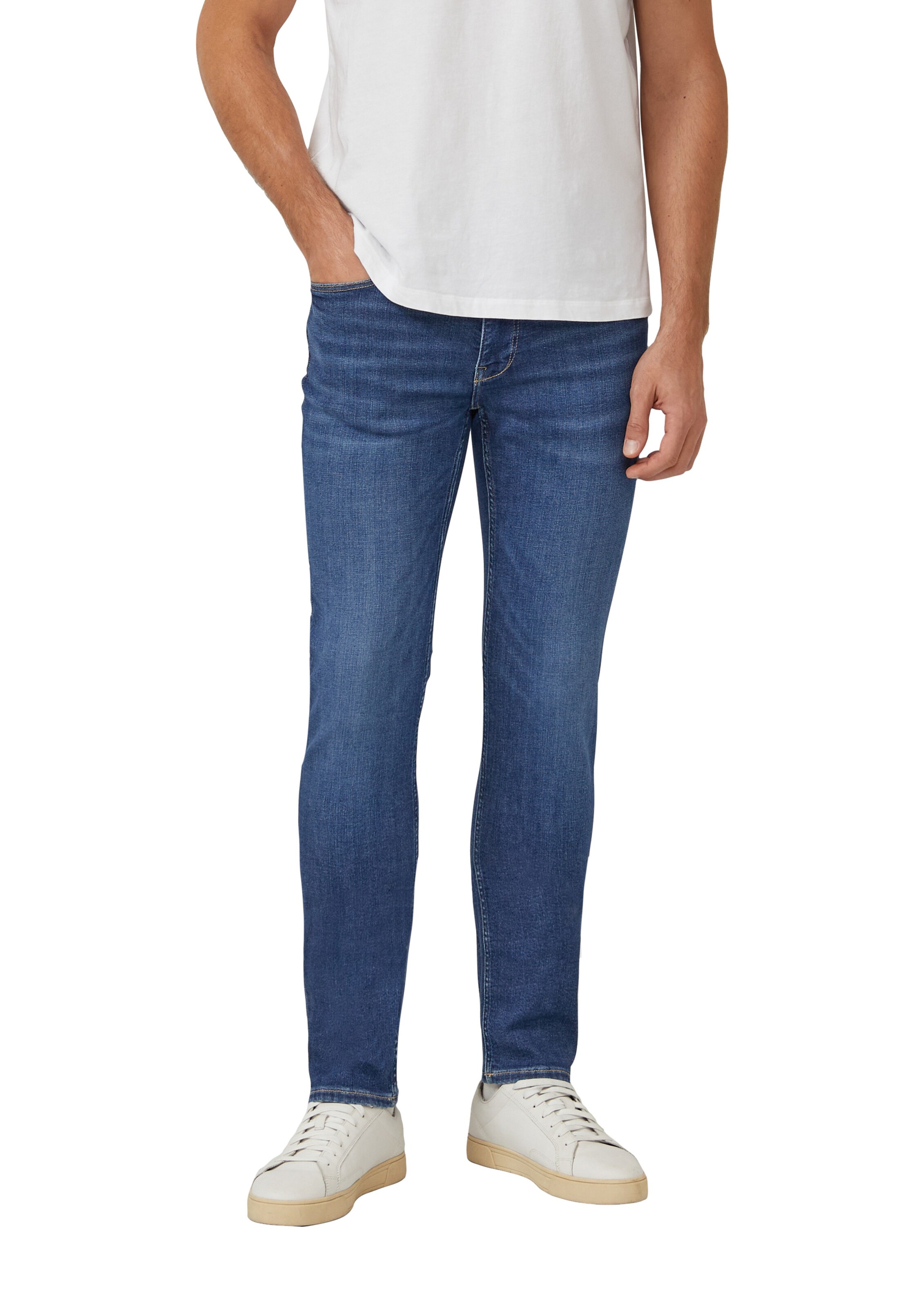 Coupe slim Jean 'Nelio' s.Oliver en bleu : devant