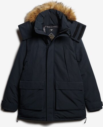 Superdry Winter Parka 'XPD Everest' in Blue: front