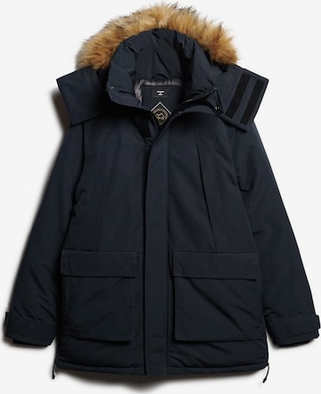 Superdry Winterparka 'XPD Everest' in Blau: predná strana