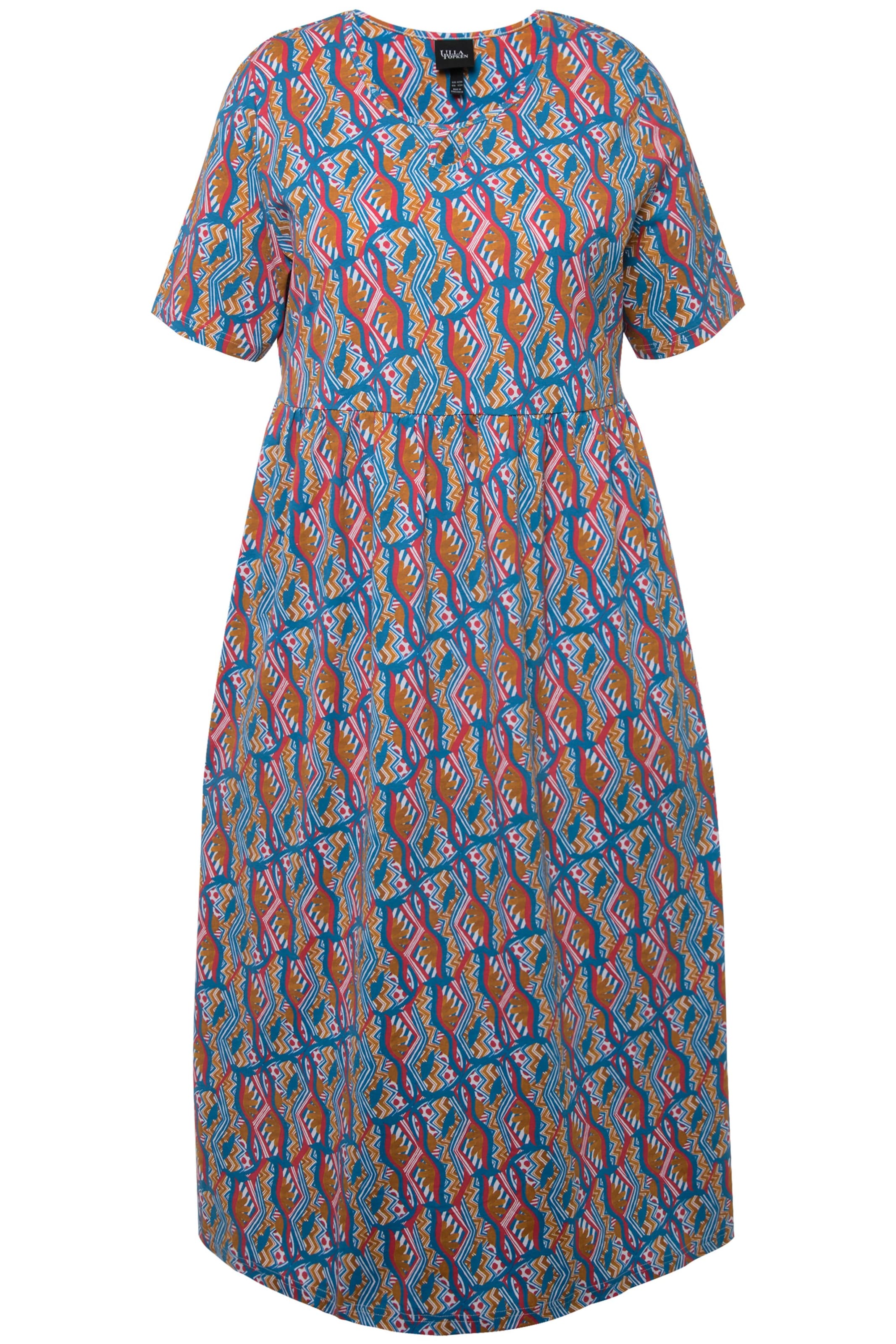 Ulla Popken Dress in Blue: front