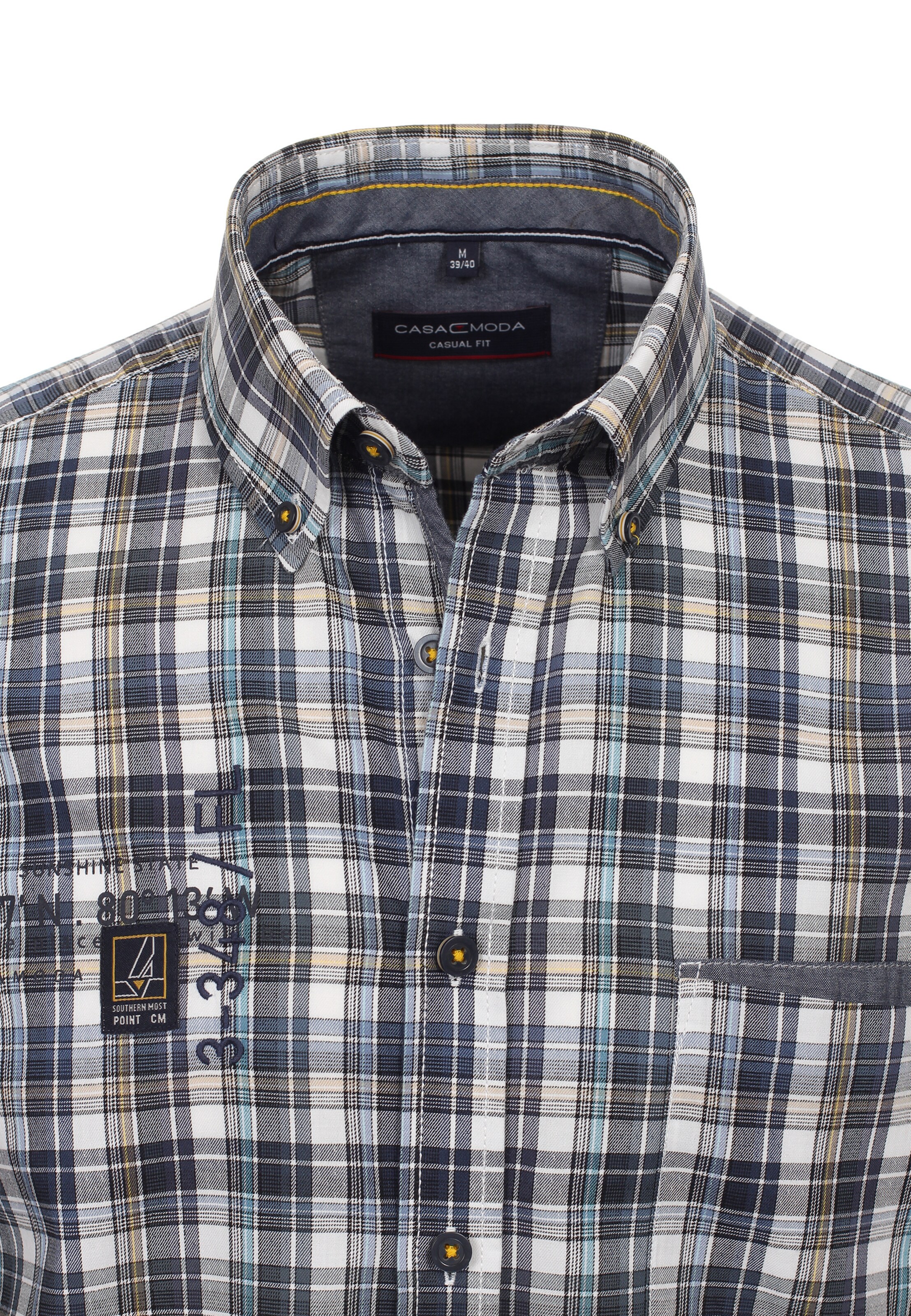 CASAMODA Comfort Fit Hemd in Grün