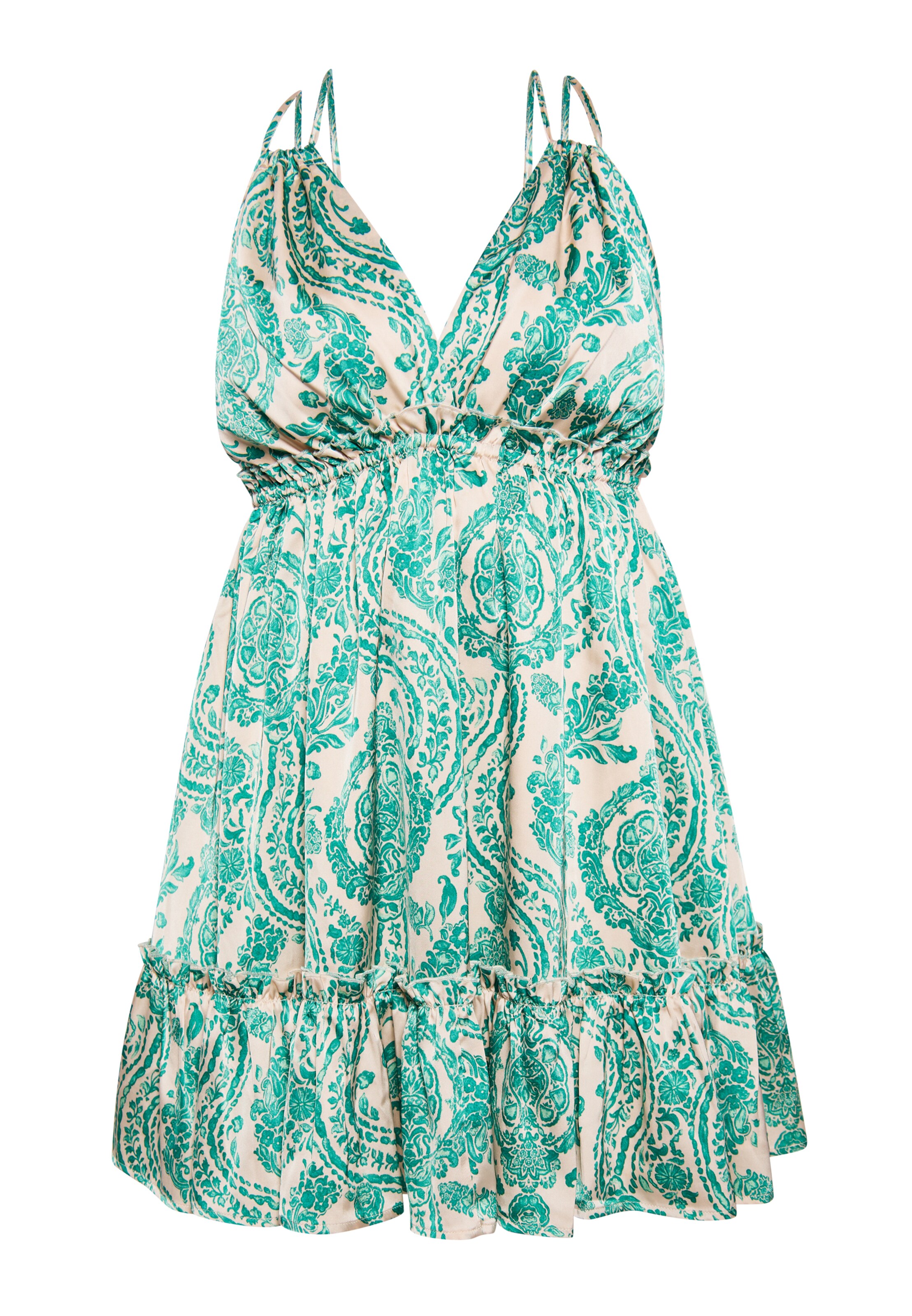 IZIA Letné šaty - Zelená: predná strana