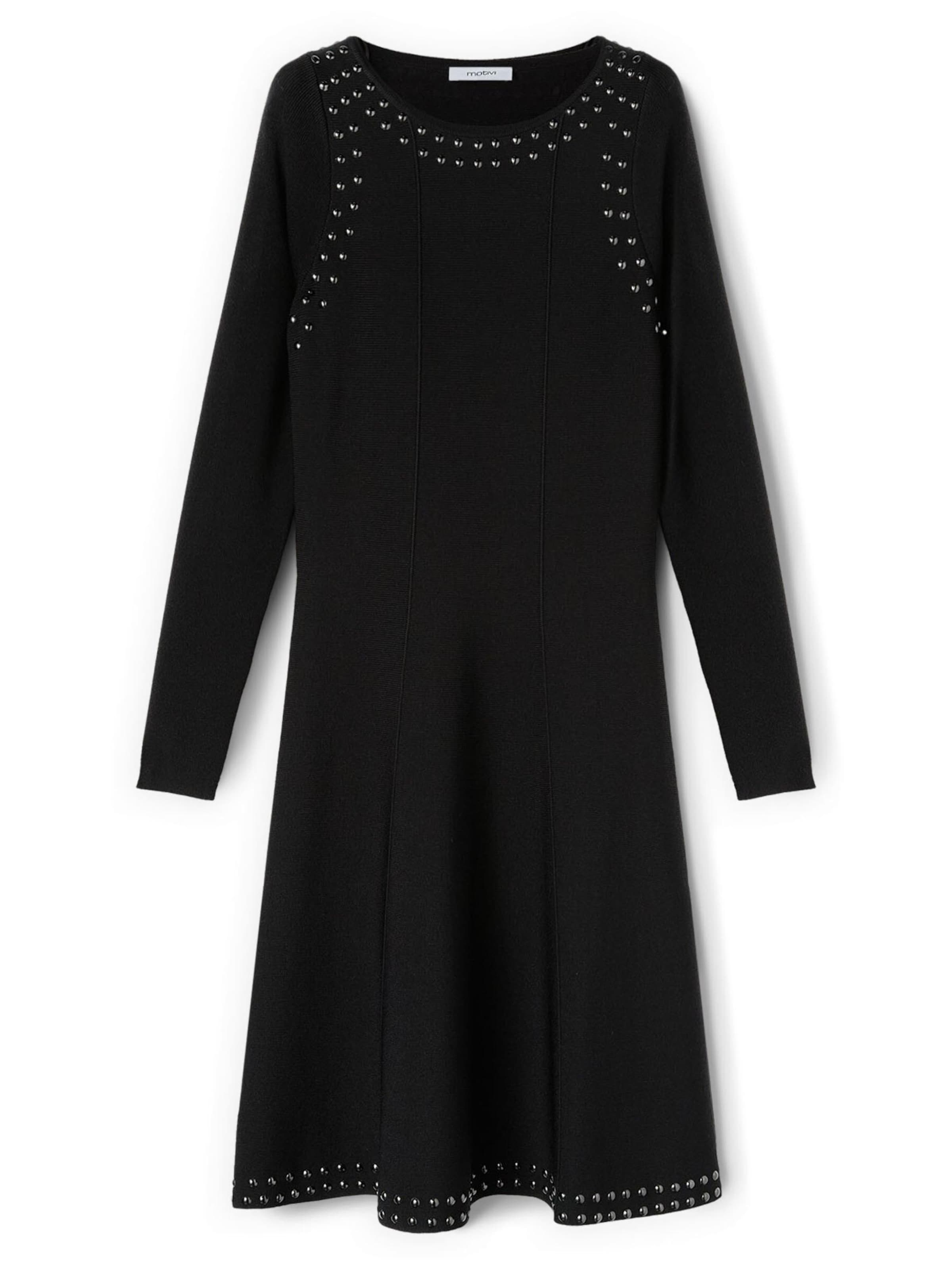 MOTIVI Vestido en 32-34 en negro, Vista del producto
