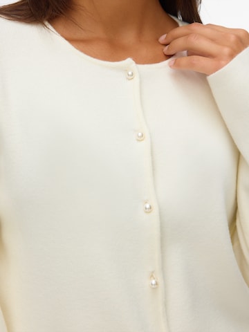 Cardigan 'VMKRISTI' VERO MODA en beige