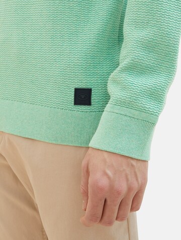 TOM TAILOR Pullover in Grün