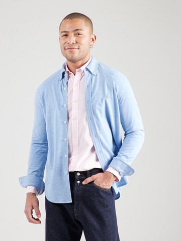 Polo Ralph Lauren Regular fit Overhemd in Blauw: voorkant