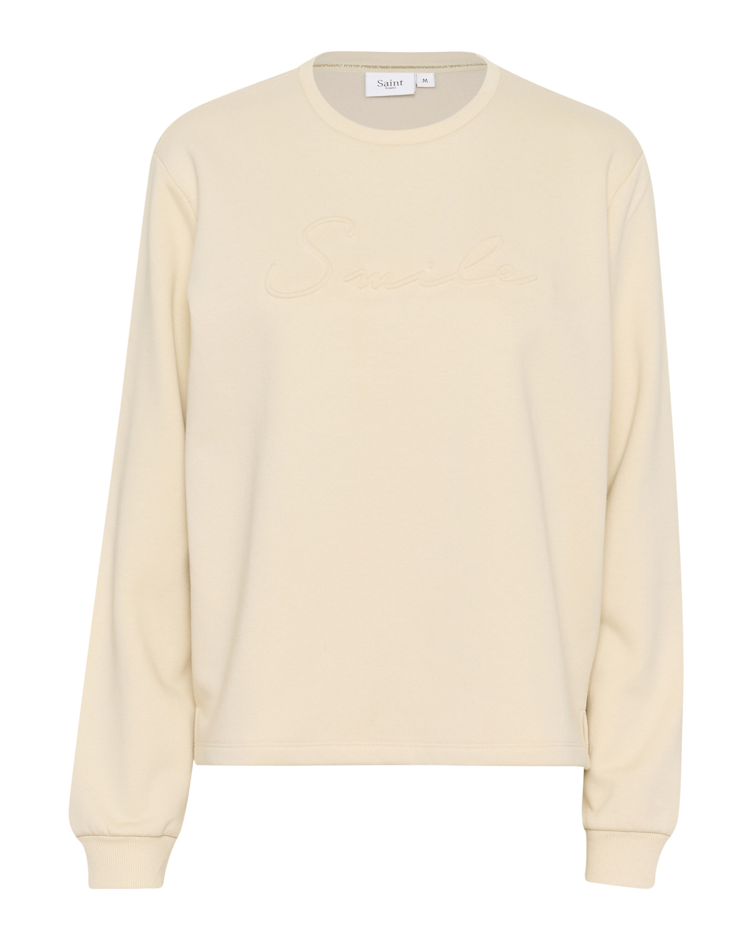Sweat-shirt 'LyonaSZ' SAINT TROPEZ en beige : devant