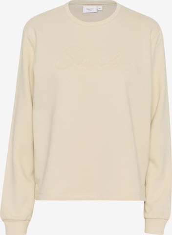 Sweat-shirt 'LyonaSZ' SAINT TROPEZ en beige : devant