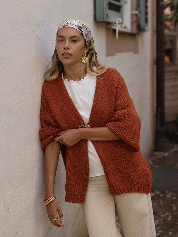 SASSYCLASSY Oversizestrickjacke‌‌‌ in Rot