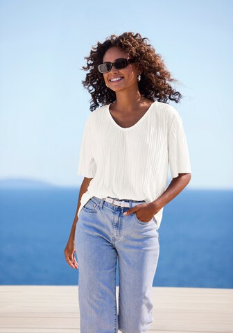 LASCANA Shirt in Beige