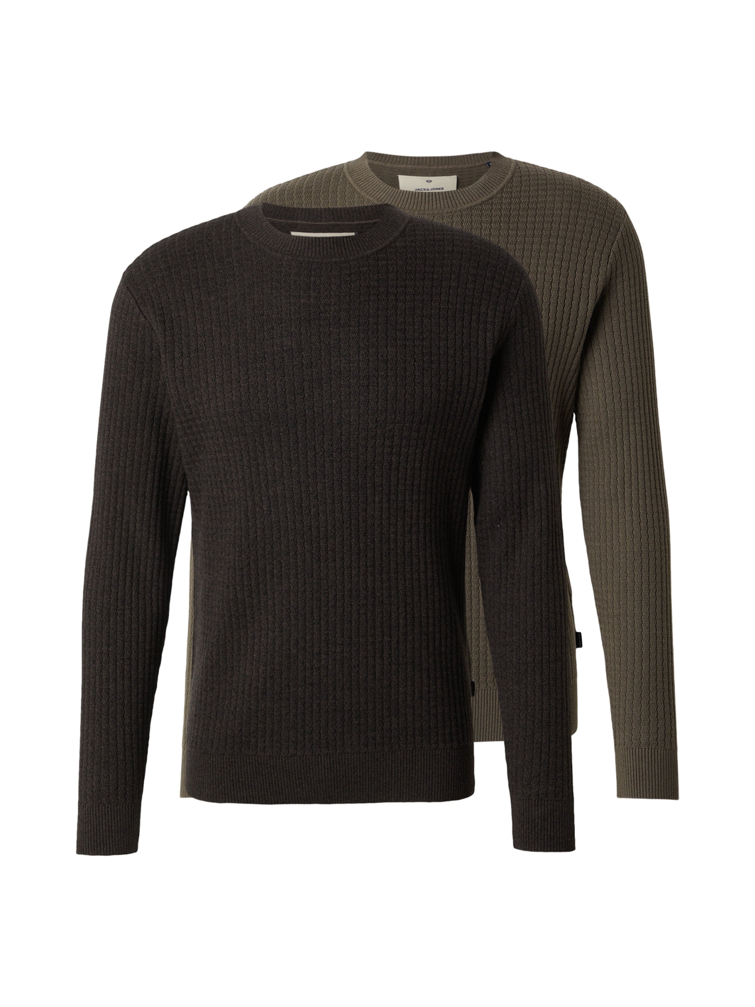 Jack & Jones Premium Svetr 'JPRBLUBARKLEY' – hnědá: přední strana