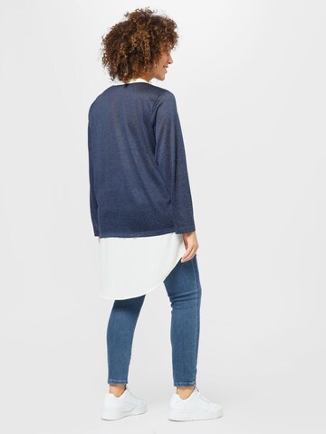 Pullover 'REXAN' di Fransa Curve in blu