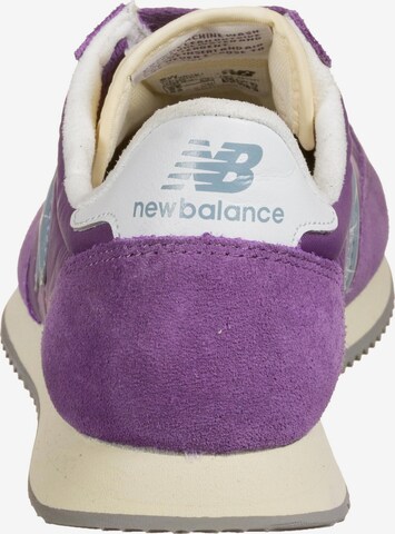 Baskets basses new balance en violet