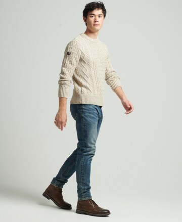 Superdry Sweater 'Jacob ' in Beige