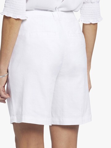 NYDJ Loose fit Pleat-front trousers in White