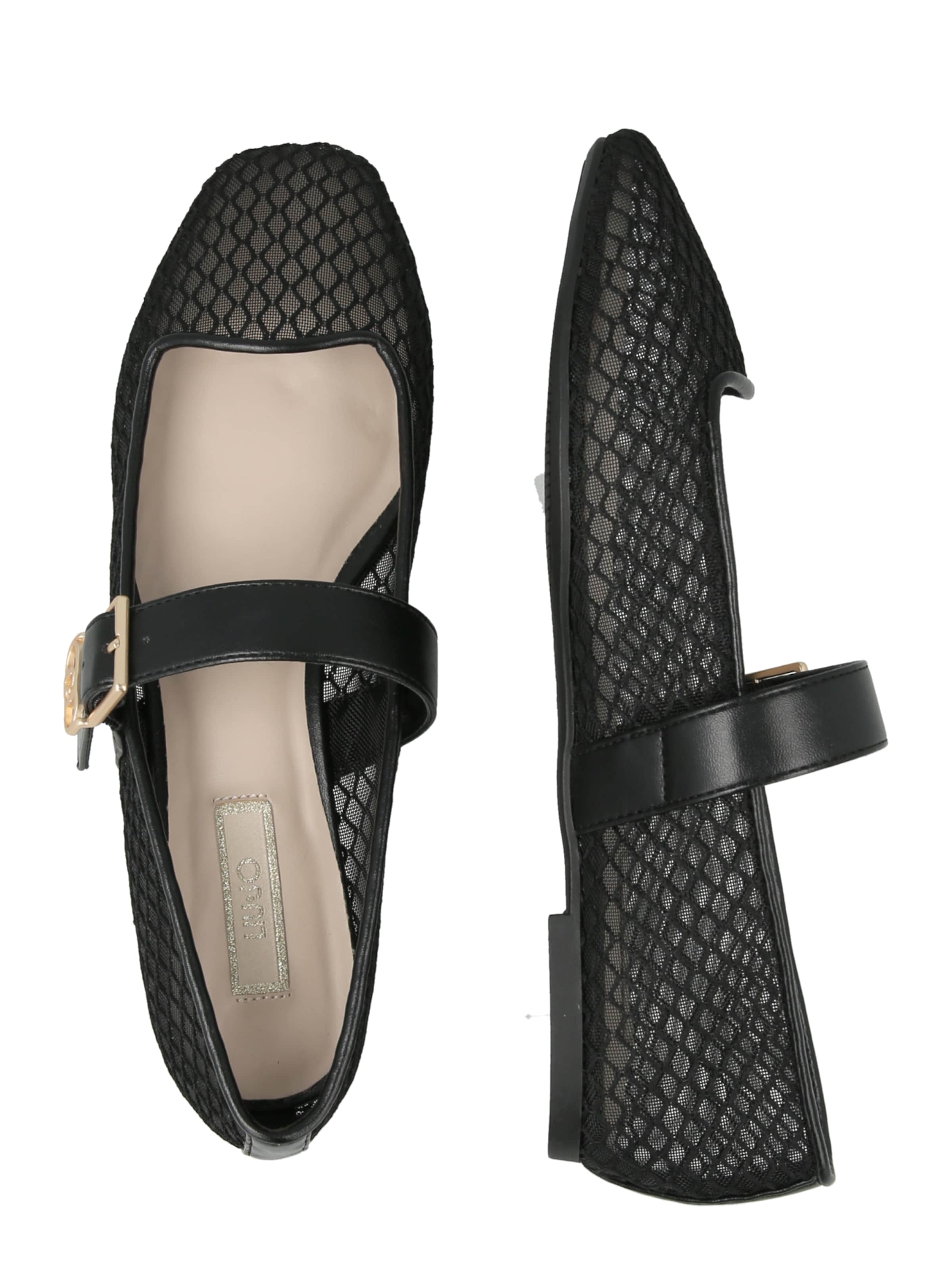 Ballerines à lanières 'BRIGITTE' Liu Jo en noir