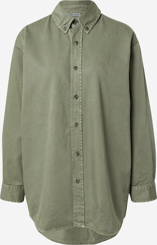 LTB Blouse 'RISSEY' in Groen: voorkant