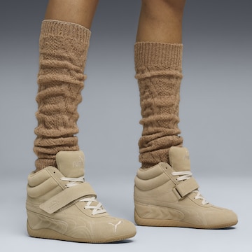 PUMA Sneakers hoog 'Speedcat Wedge' in Beige