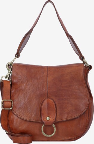 Campomaggi Shoulder Bag in Brown: front