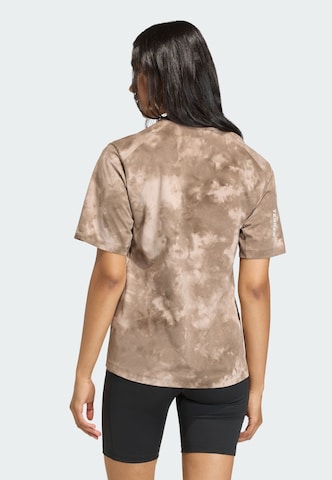 ADIDAS TERREX - Camiseta funcional en marrón