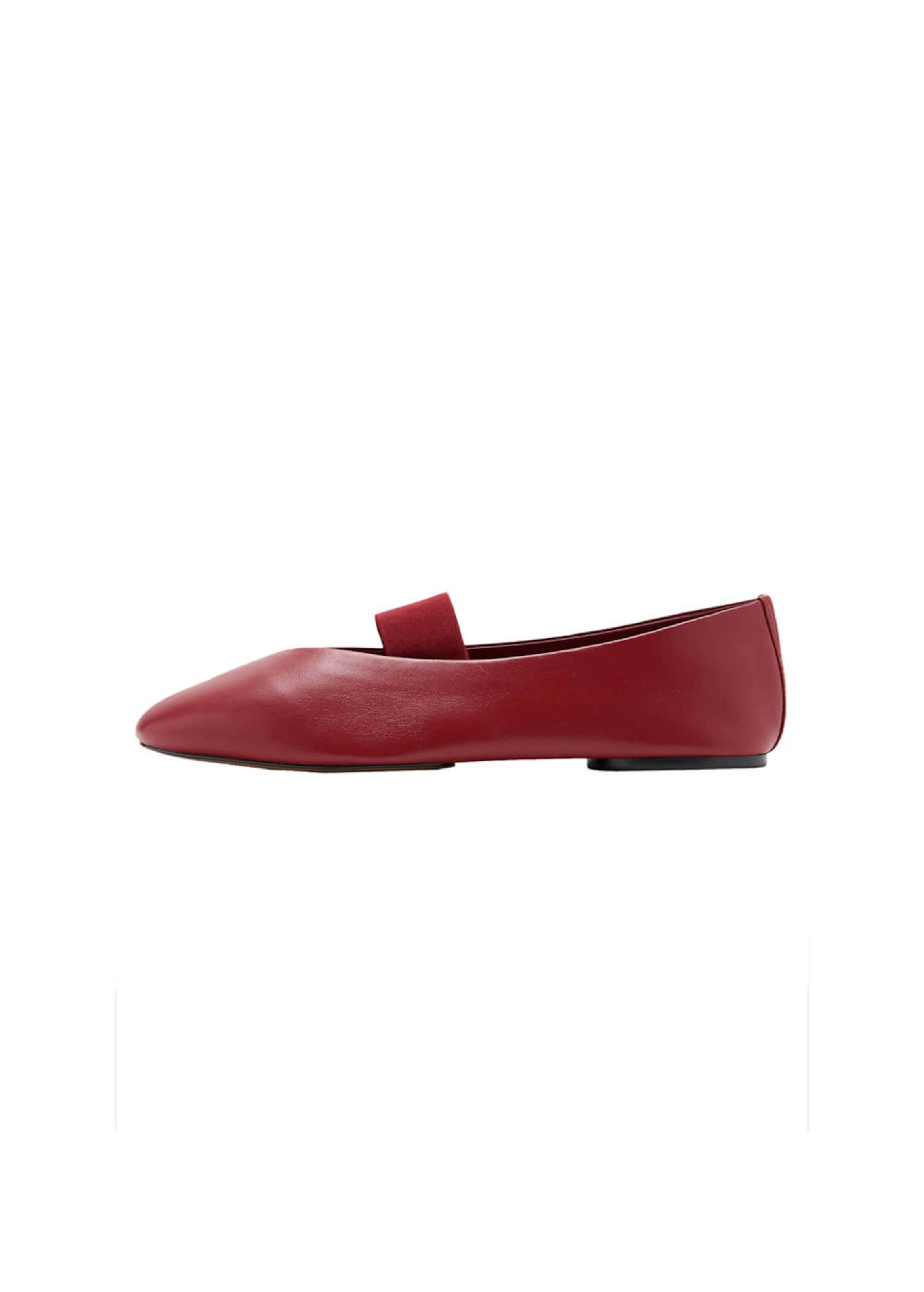 MANGO Ballet Flats with Strap 'Orio' in Ruby red, Item view