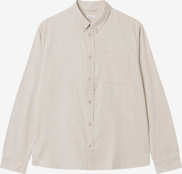 KnowledgeCotton Apparel Hemd in Grau: Vorderseite