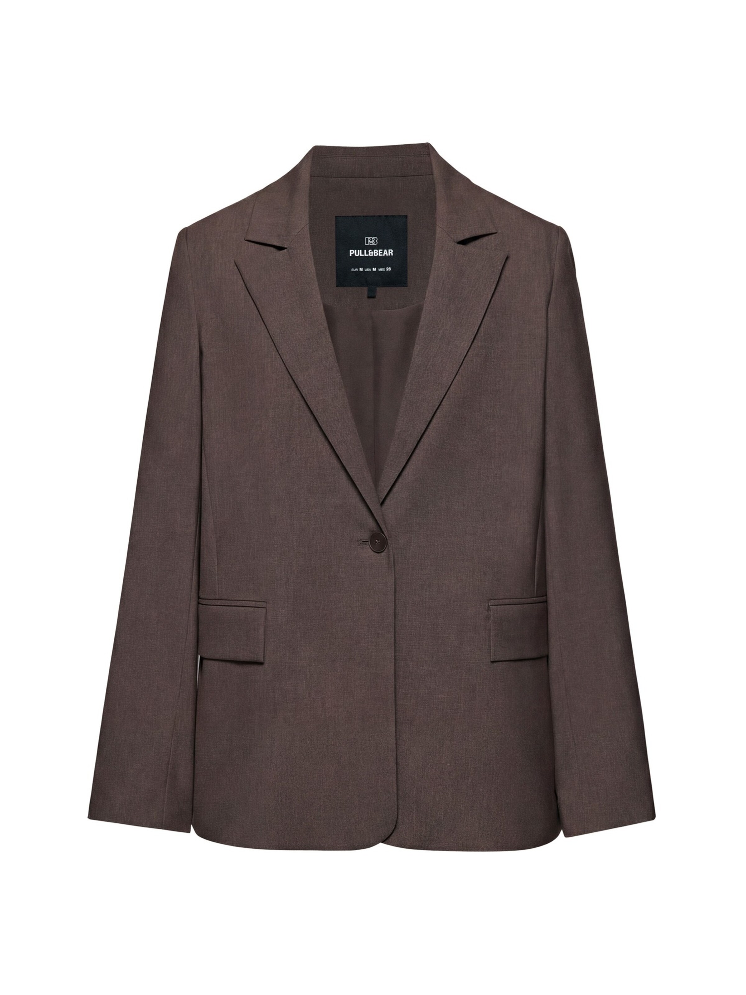 barna Pull&Bear Blézer - 34, Termék nézet