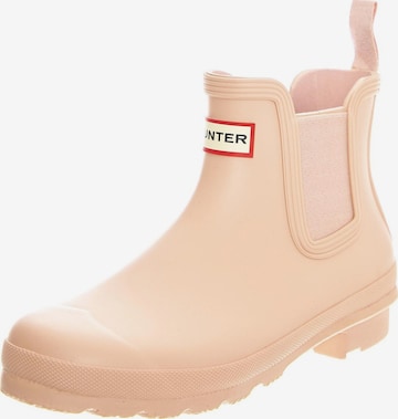 HUNTER Kozaki 'Original Chelsea Boot Faded Rose' w kolorze różowy: przód