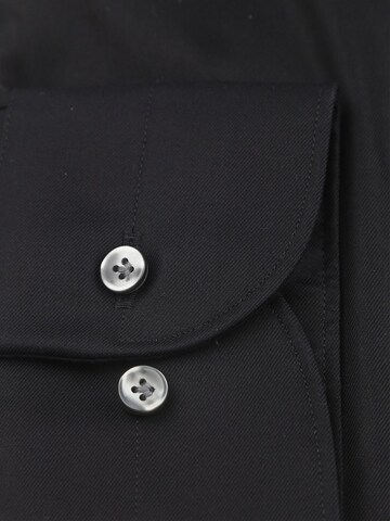 Profuomo Slim fit Button Up Shirt in Black