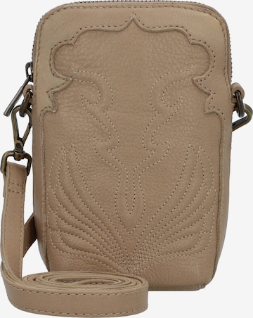 Sac à bandoulière 'Western' Cowboysbag en beige : devant