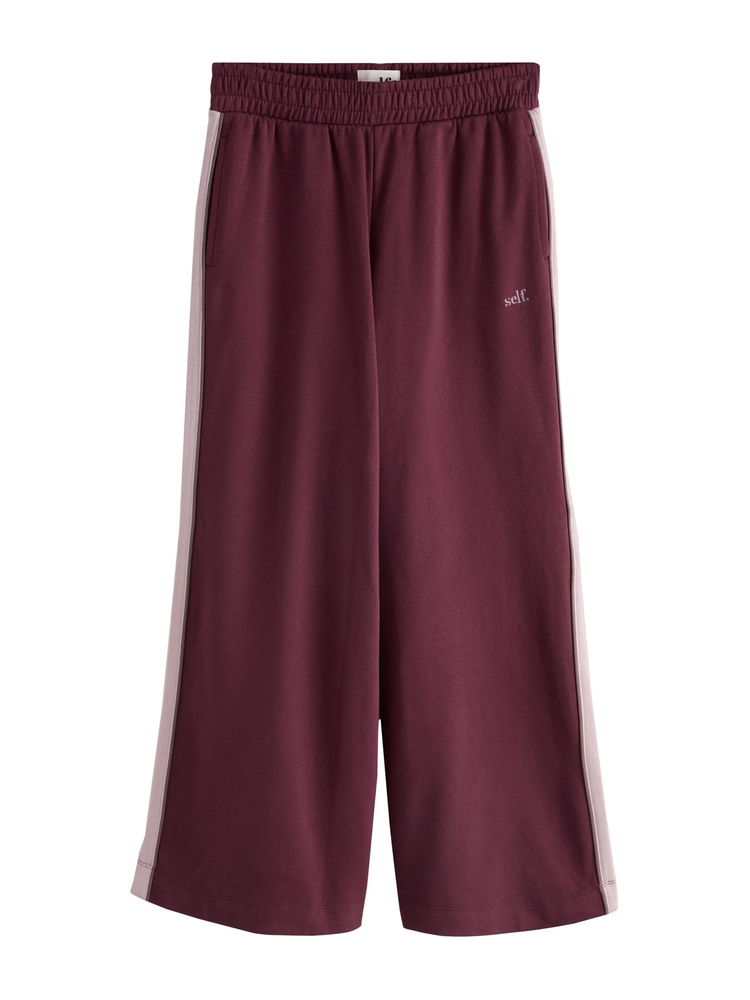 self. Wide Leg Hose in Rot: Vorderseite