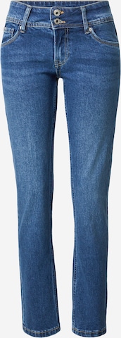 Slimfit Jeans 'VENUS' de la Pepe Jeans pe albastru: față