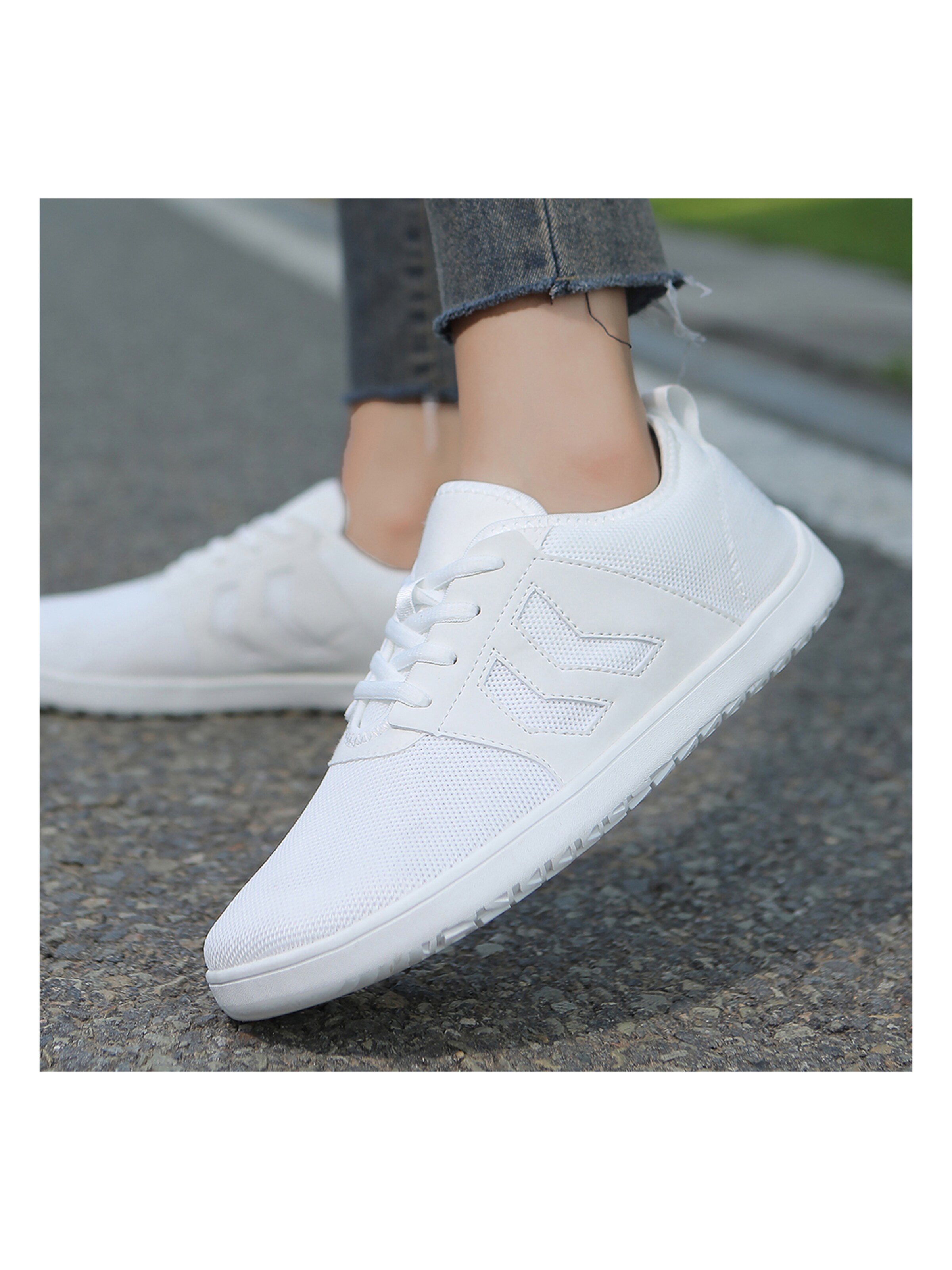 DOTALES Sneaker low 'DOTALES - EasyStep Barfußschuhe'‌ in Weiß