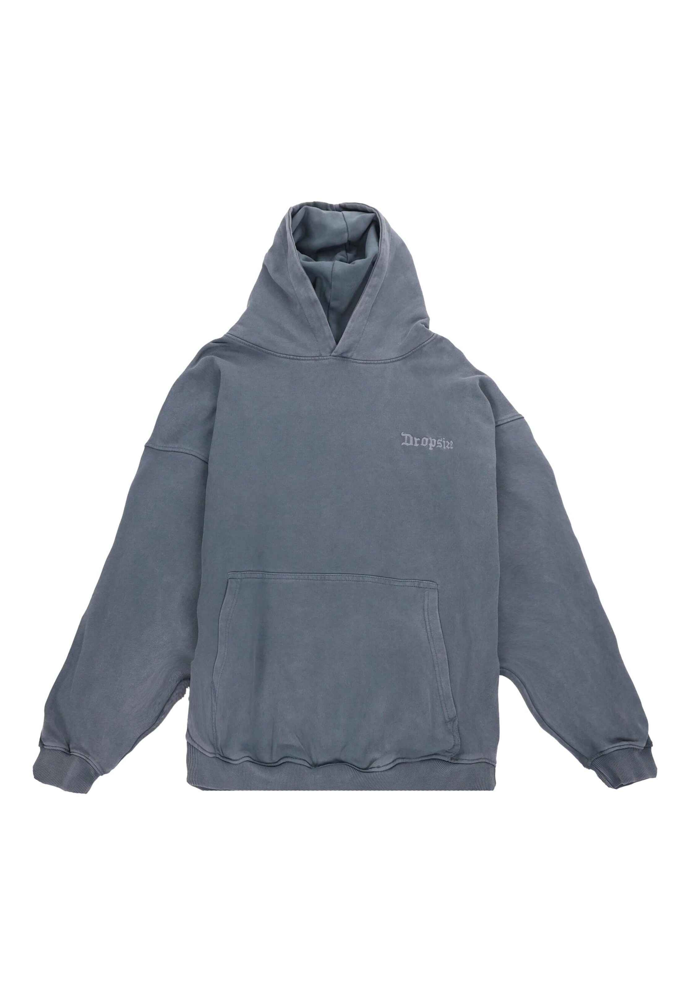 Bluză de molton de la Dropsize pe gri: față