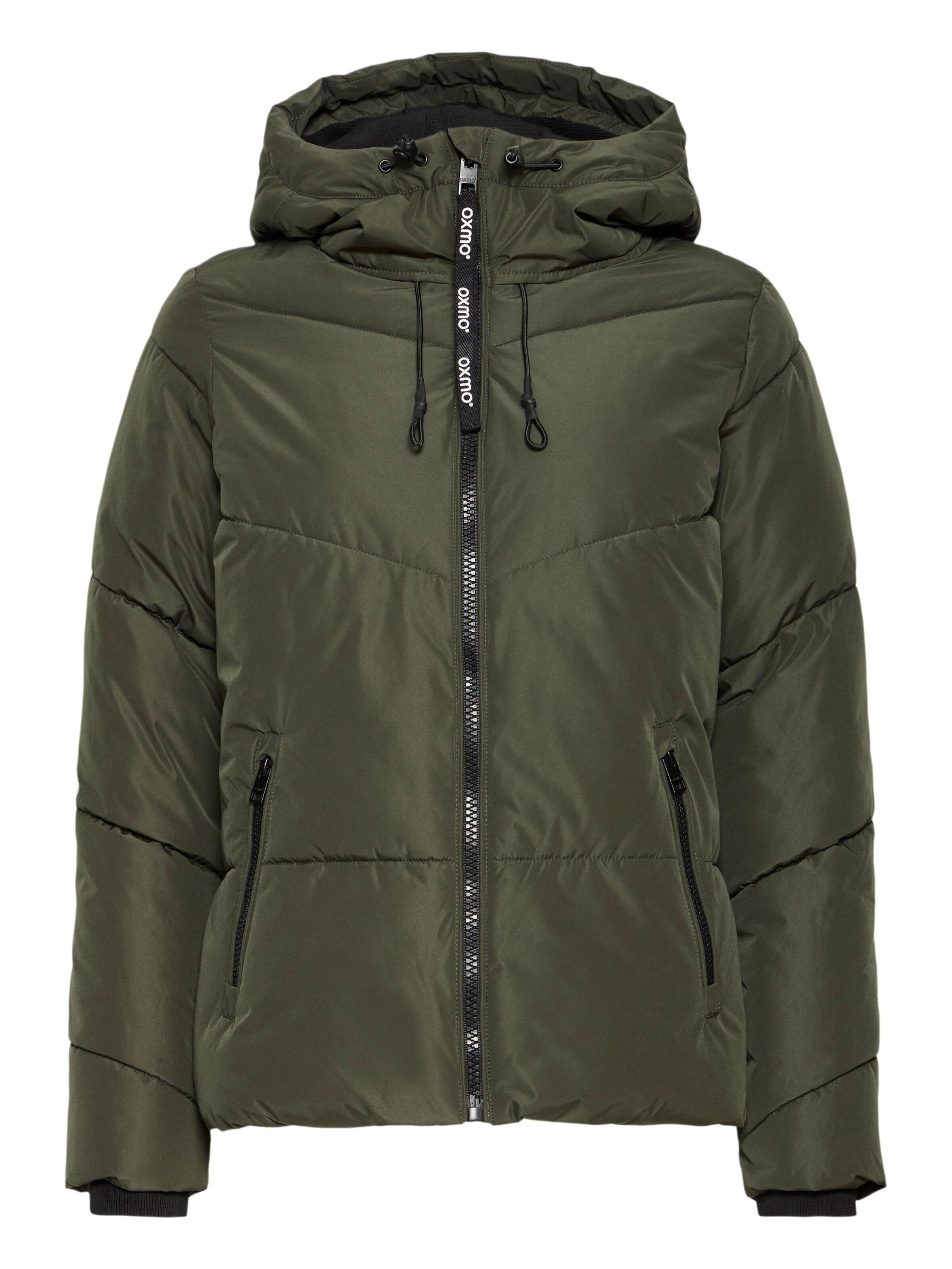 Oxmo Steppjacke ' OXJUCHENA ' in Grün: Vorderseite