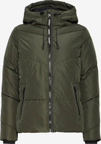 Oxmo Between-Season Jacket ' OXJUCHENA ' in Green: front