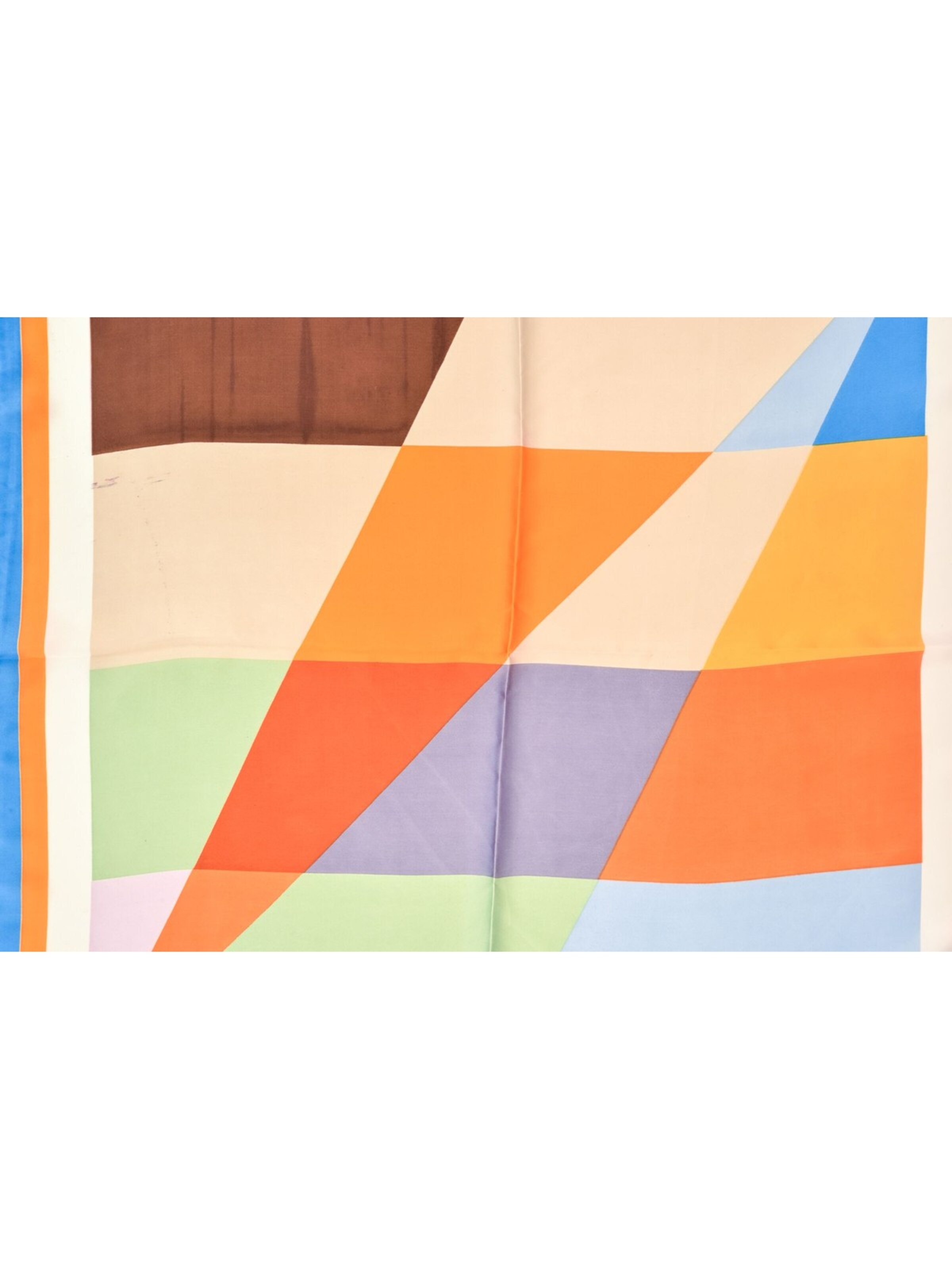 styleBREAKER Tuch 'Geometrisches Nickituch im Colour Blocking Design'‌‌‌‌‌‌‌‌ in Blau