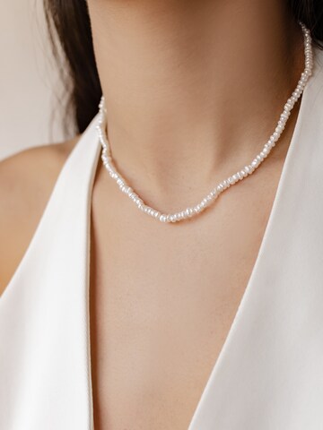 Hey Happiness Kette 'Heart' in Silber: Vorderseite