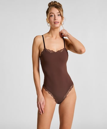 Hunkemöller Body 'Alissia' in Bruin: voorkant