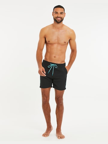 Shorts de bain 'Briar' Threadbare en noir