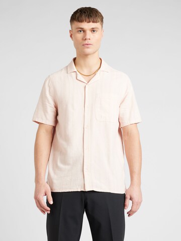 Coupe regular Chemise HOLLISTER en rose : devant