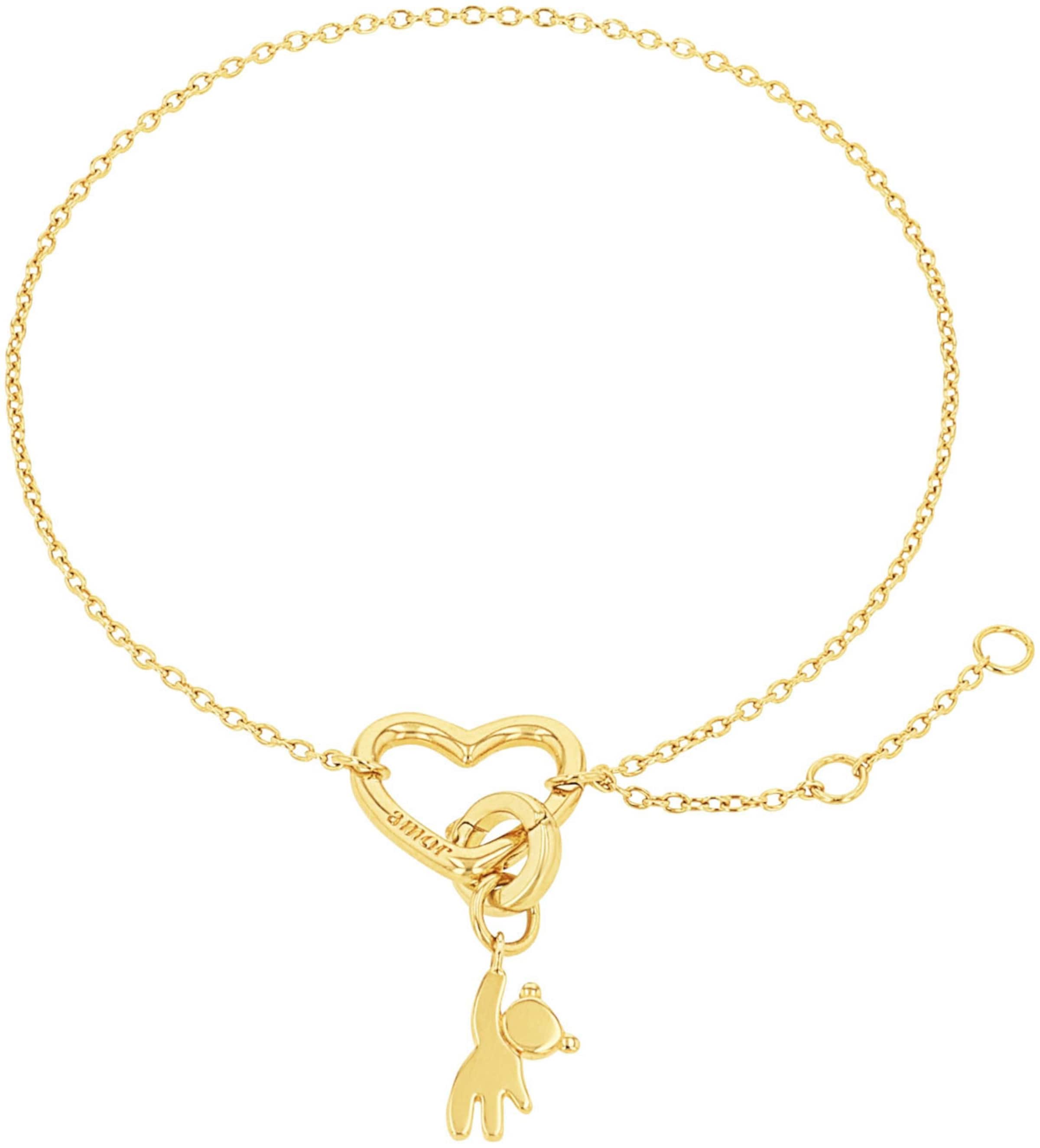 AMOR Bracelet in Gold: front