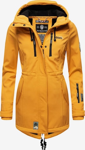 MARIKOO Raincoat 'Zimtzicke' in Yellow: front