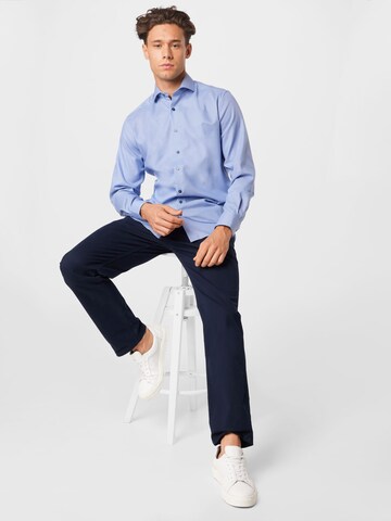 ETERNA Regular Fit Hemd in Blau