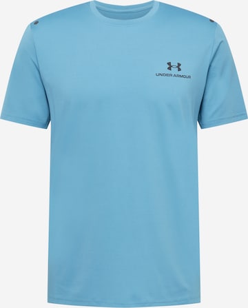 UNDER ARMOUR Sporthirt 'Rush Energy' in Blau: front